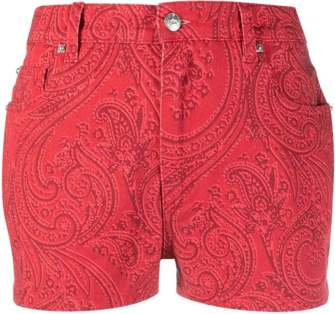 ETRO Denim shorts Rood