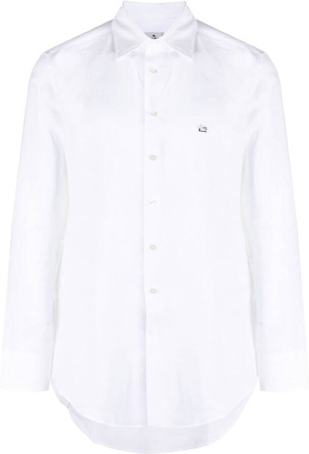 ETRO Overhemd met borduurwerk Wit