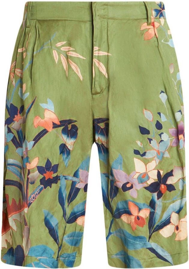 ETRO Shorts met bloemenprint Groen