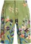 ETRO Shorts met bloemenprint Groen - Thumbnail 1