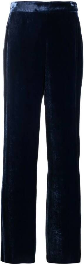 ETRO High waist broek Blauw