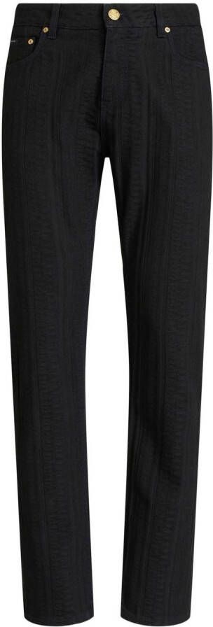ETRO Jeans met GG-jacquard Zwart