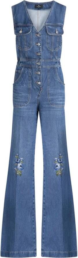 ETRO Jeans met borduurwerk Blauw