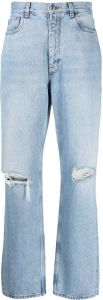 ETRO Jeans met gerafelde details Blauw