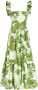 ETRO Maxi-jurk met ruches Groen - Thumbnail 1