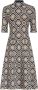 ETRO Midi-jurk met jacquard patroon Blauw - Thumbnail 1