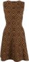 ETRO Mini-jurk met bloemjacquard Bruin - Thumbnail 1