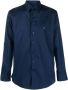 ETRO Overhemd met geborduurd logo Blauw - Thumbnail 1