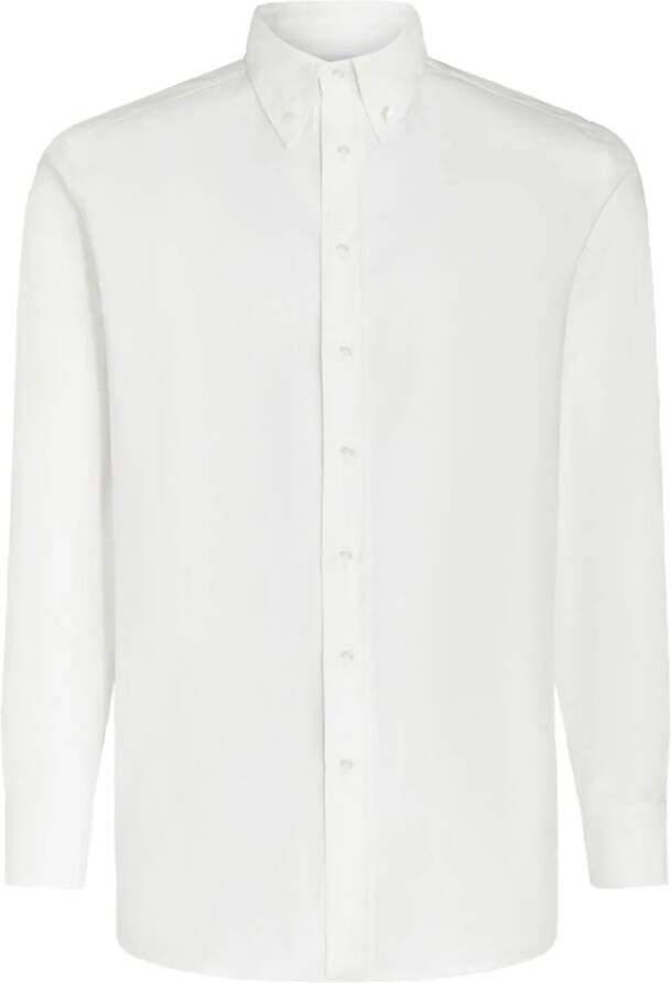 ETRO Overhemd met geborduurd logo Wit