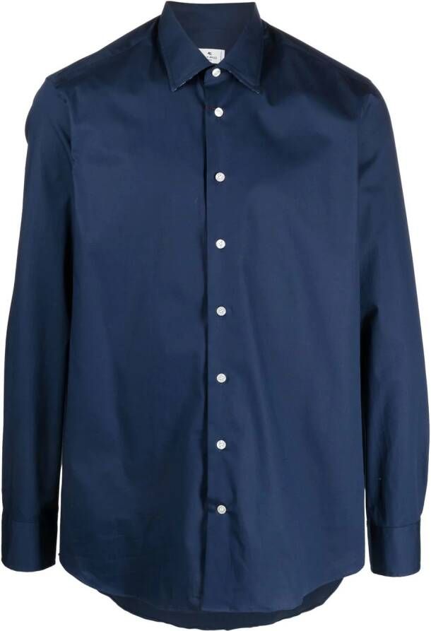 ETRO Overhemd met knopen Blauw