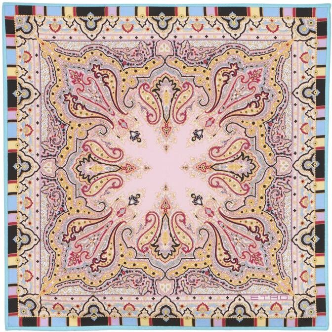ETRO Pochet met paisley-print Roze