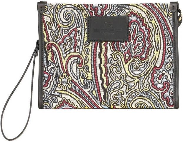 ETRO Portemonnee met paisley-print Zwart