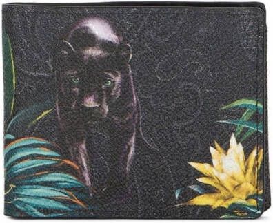 ETRO Portemonnee met panterprint Zwart
