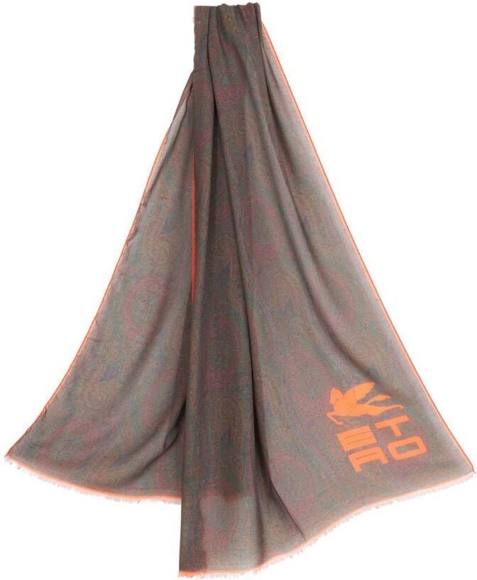 ETRO Gebreide sjaal Oranje