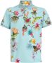 ETRO Poloshirt met bloemenprint Blauw - Thumbnail 1