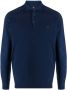 ETRO Gebreid poloshirt met geborduurd logo Blauw - Thumbnail 1