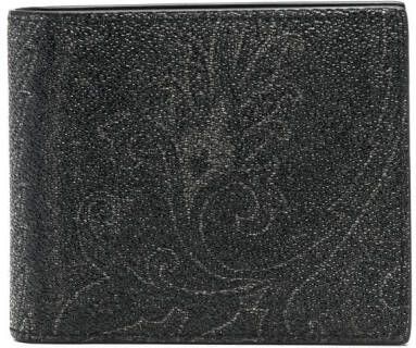 ETRO Portemonnee met paisley-print Zwart
