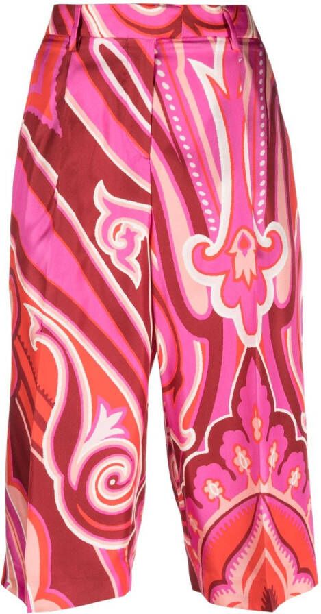 ETRO Shorts met grafische print Roze