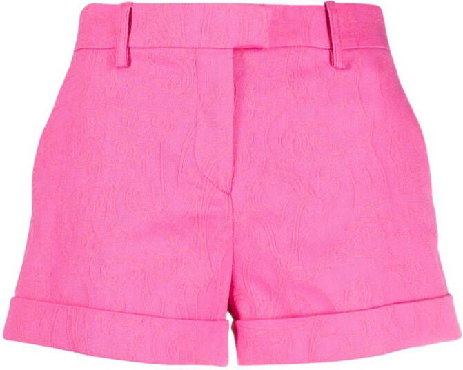 ETRO Shorts met paisley-print Roze