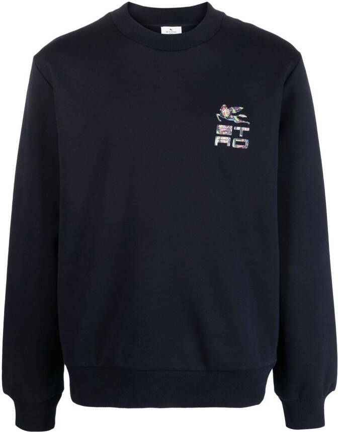 ETRO Sweater met logoprint Blauw