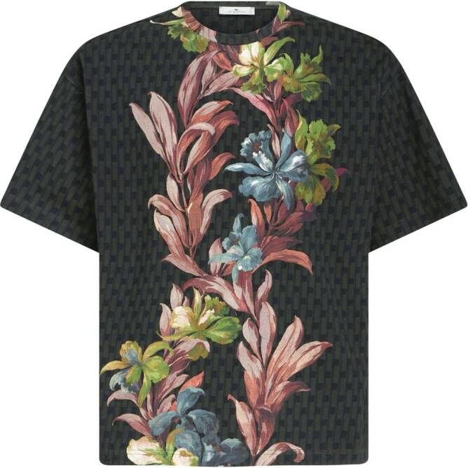 ETRO T-shirt met bloemenprint 0500