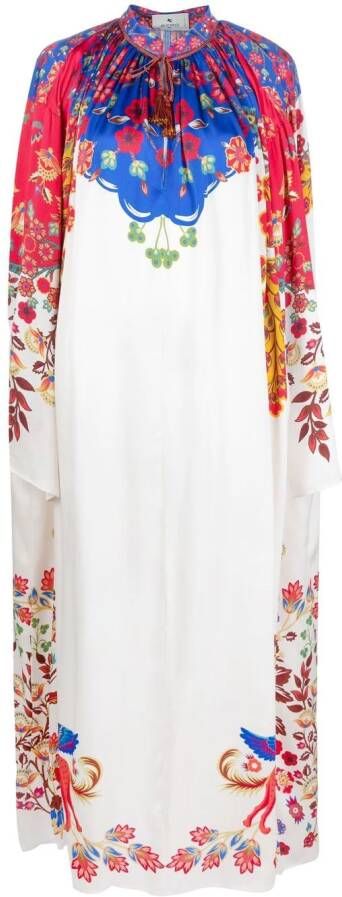 ETRO Tuniekjurk met bloemenprint Beige