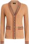 ETRO Vest met V-hals Bruin - Thumbnail 1