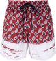 ETRO Zwembroek met paisley-print Rood - Thumbnail 1