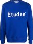 Etudes Sweater met logoprint Blauw - Thumbnail 1