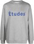 Etudes Sweater met logoprint Grijs - Thumbnail 1