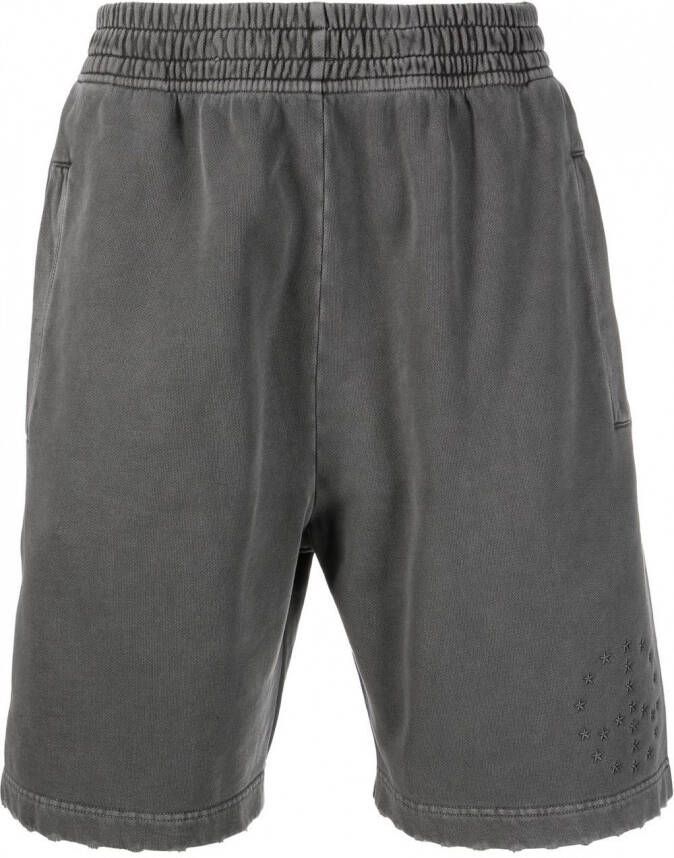 Études Studio Straight trainingsshorts van biologisch katoen Grijs - Foto 1