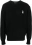 Etudes Sweater met logopatch Zwart - Thumbnail 1