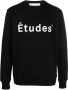 Etudes Sweater met logoprint Zwart - Thumbnail 1