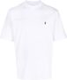 Études Studio T-shirt met geborduurd logo Wit - Thumbnail 1