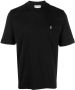 Etudes T-shirt met geborduurd logo Zwart - Thumbnail 1