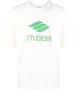 Etudes T-shirt met logoprint Beige - Thumbnail 1