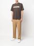 Études Studio T-shirt met logoprint Bruin - Thumbnail 1
