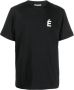 Etudes T-shirt met logoprint Zwart - Thumbnail 1