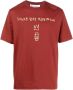 Études Studio T-shirt met print Rood - Thumbnail 1