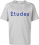 Etudes T-shirt van biologisch katoen Grijs - Thumbnail 1