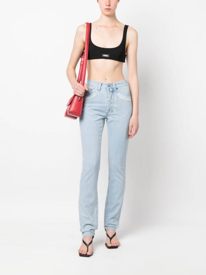 032c Straight jeans Blauw