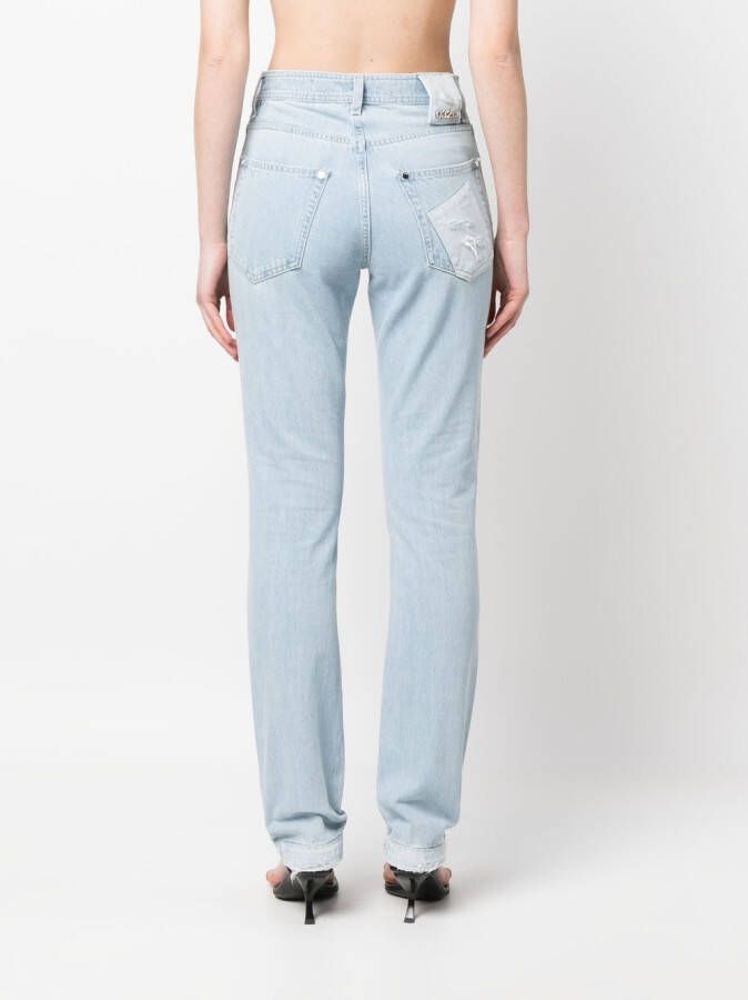 032c Straight jeans Blauw