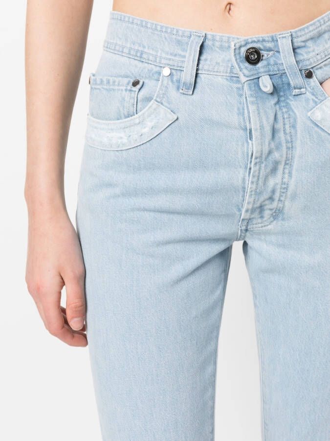 032c Straight jeans Blauw