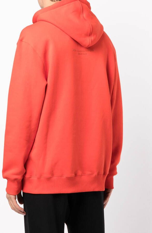 032c Hoodie van biologisch katoen Rood