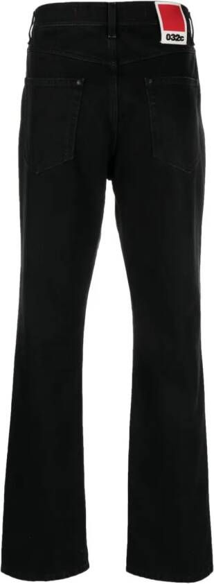 032c Jeans met logopatch Zwart