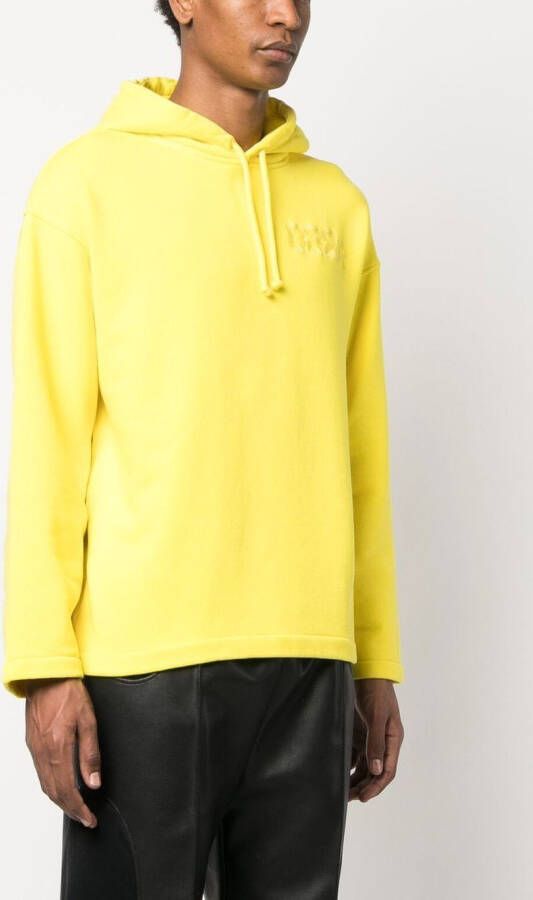 032c Hoodie met geborduurd logo Geel
