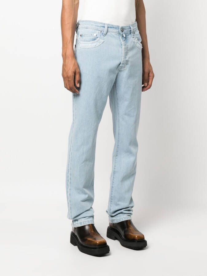 032c Straight jeans Blauw