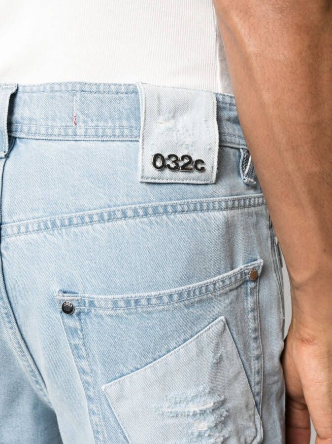 032c Straight jeans Blauw