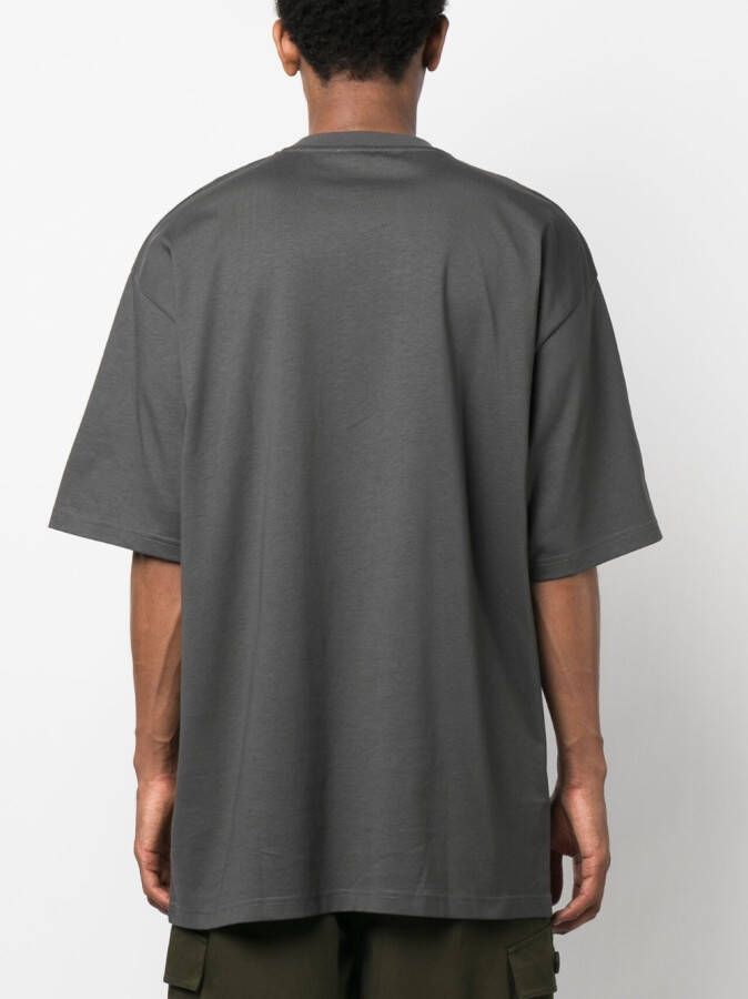 032c T-shirt van biologisch katoen Grijs