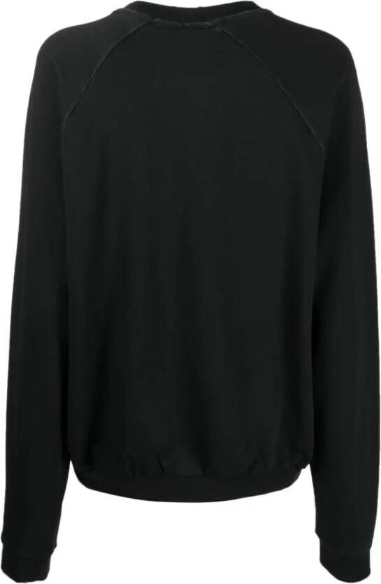032c Sweater met ronde hals Zwart